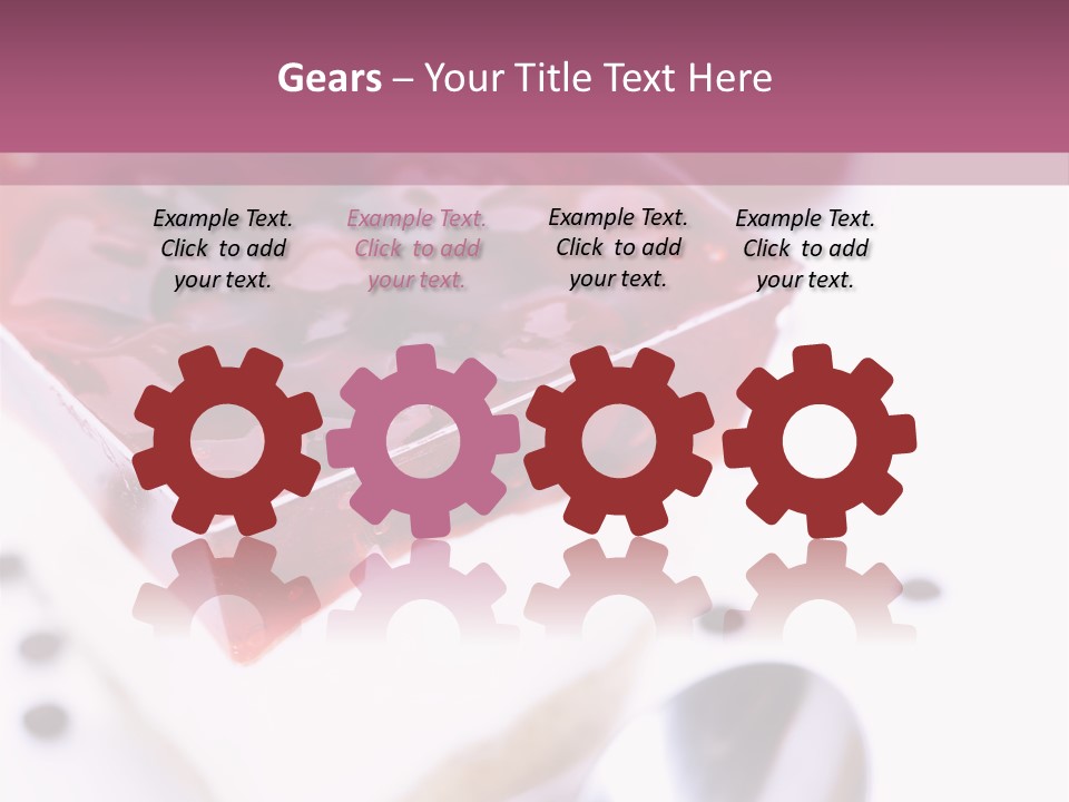 Cheese Cake Recept PowerPoint Template