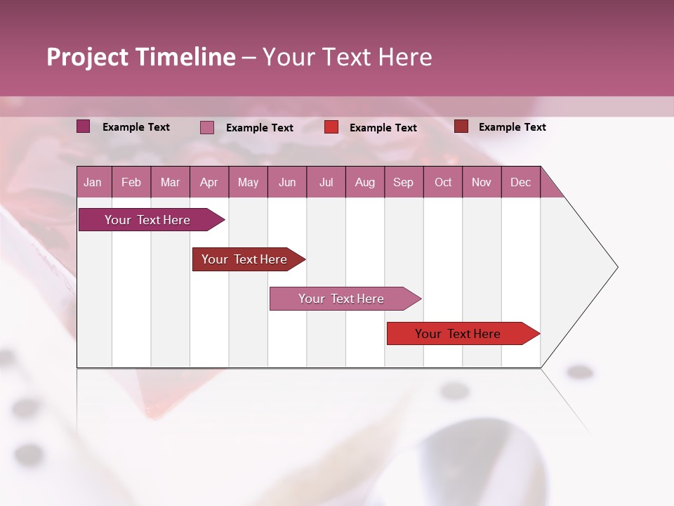 Cheese Cake Recept PowerPoint Template