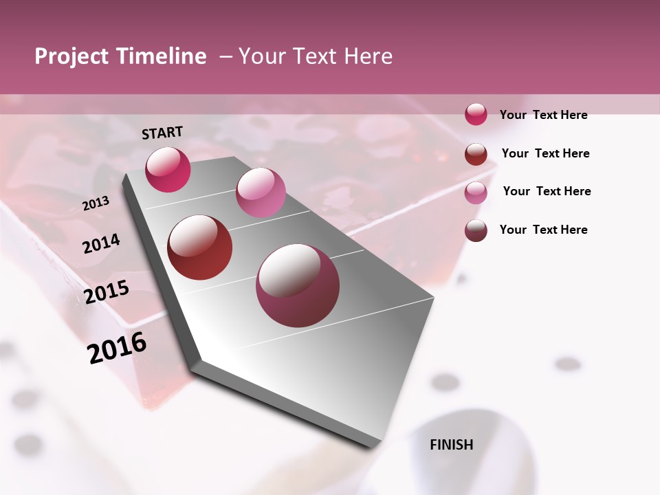 Cheese Cake Recept PowerPoint Template