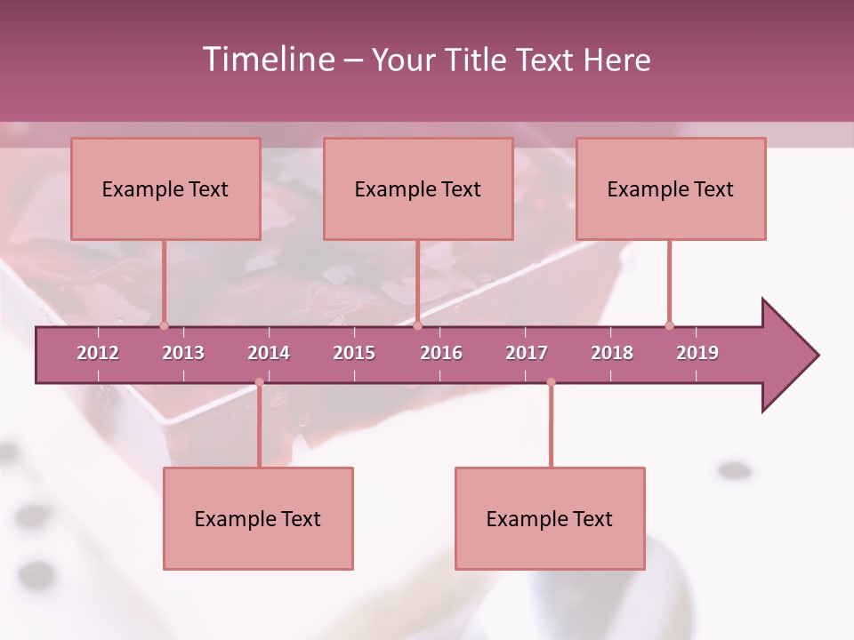 Cheese Cake Recept PowerPoint Template