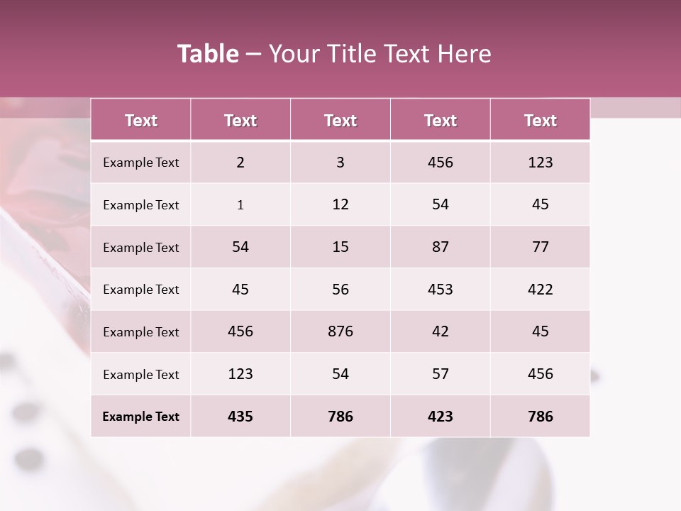 Cheese Cake Recept PowerPoint Template