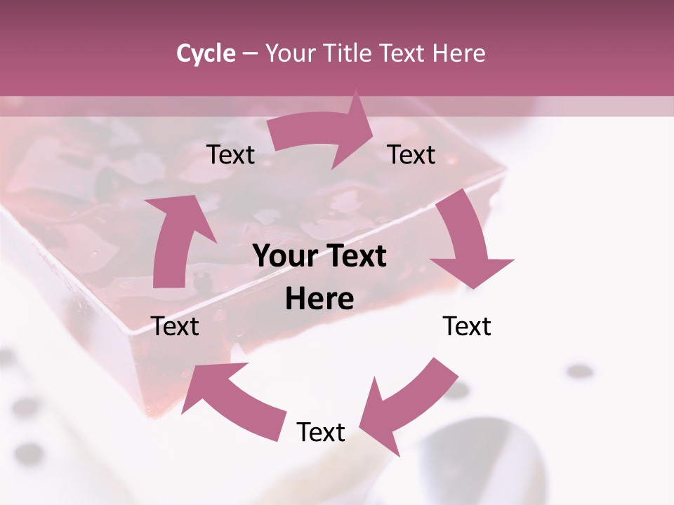 Cheese Cake Recept PowerPoint Template