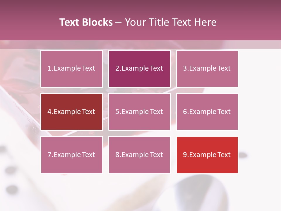 Cheese Cake Recept PowerPoint Template