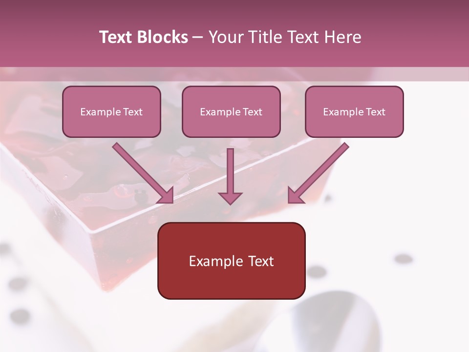 Cheese Cake Recept PowerPoint Template