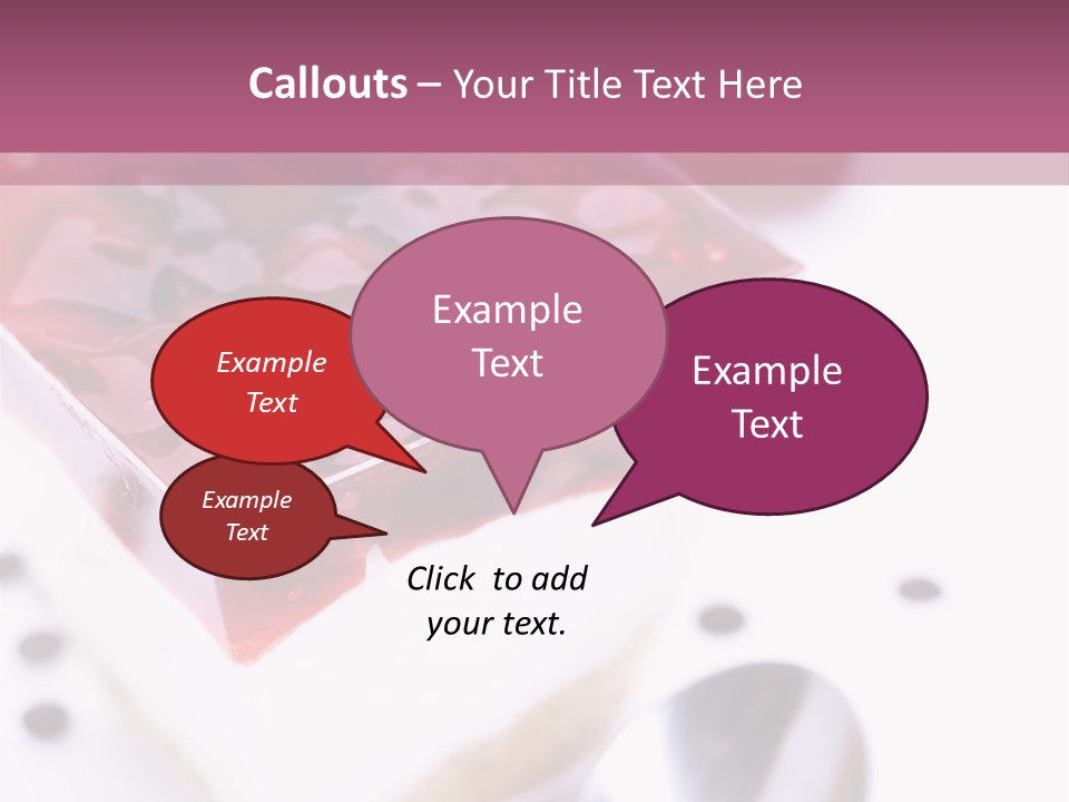 Cheese Cake Recept PowerPoint Template