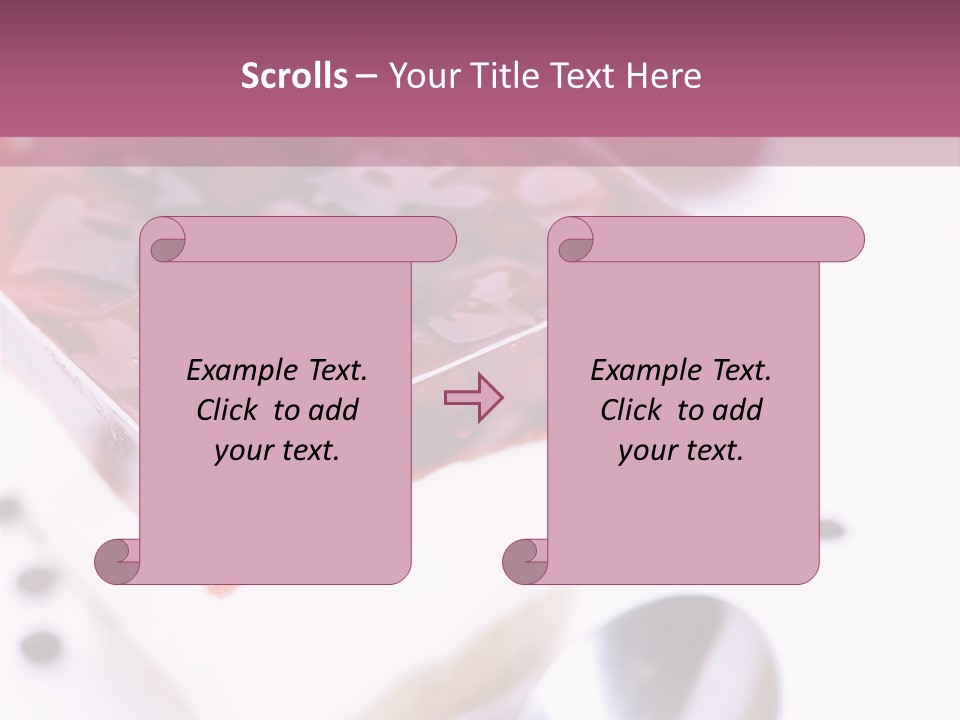 Cheese Cake Recept PowerPoint Template