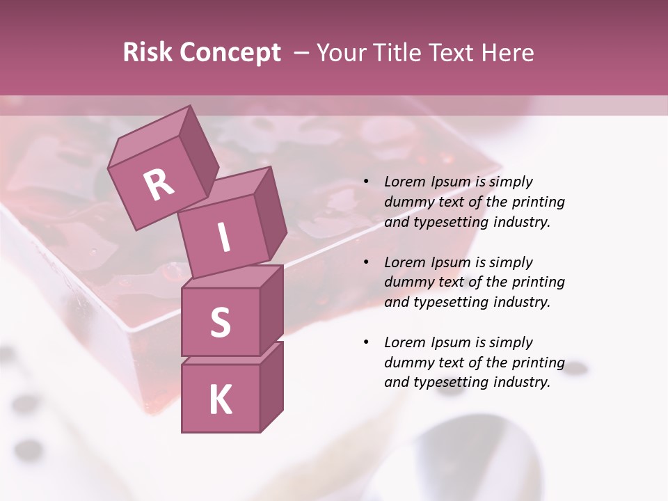 Cheese Cake Recept PowerPoint Template