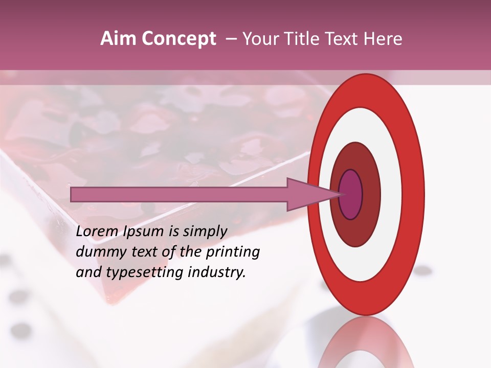Cheese Cake Recept PowerPoint Template