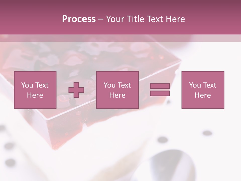 Cheese Cake Recept PowerPoint Template