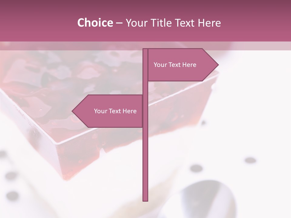 Cheese Cake Recept PowerPoint Template
