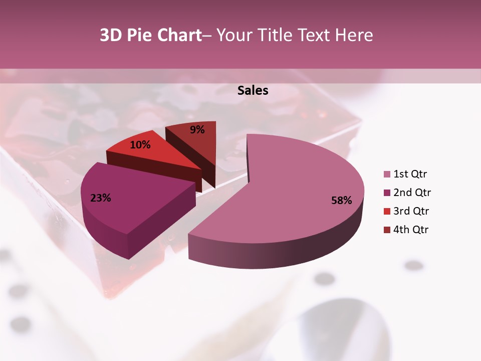 Cheese Cake Recept PowerPoint Template
