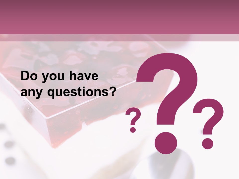 Cheese Cake Recept PowerPoint Template