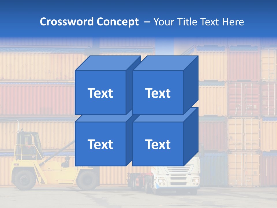 Loading Containers PowerPoint Template