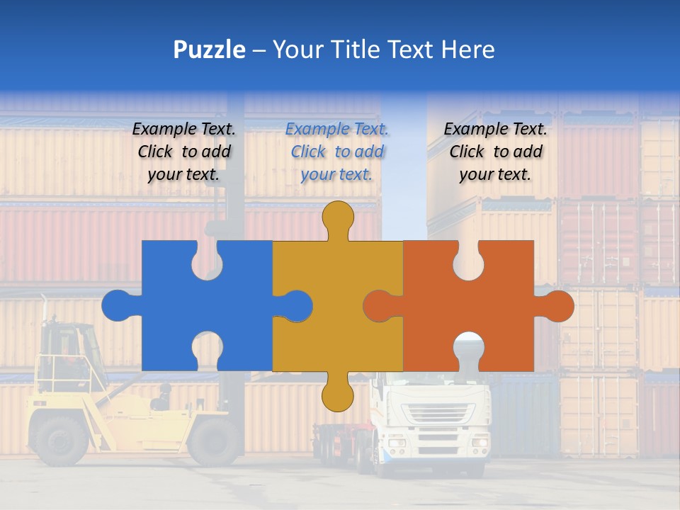 Loading Containers PowerPoint Template