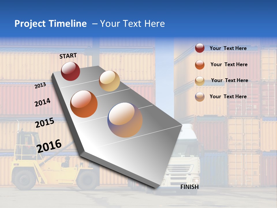 Loading Containers PowerPoint Template