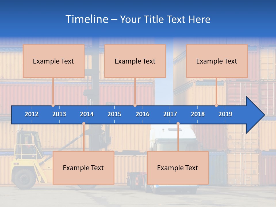 Loading Containers PowerPoint Template