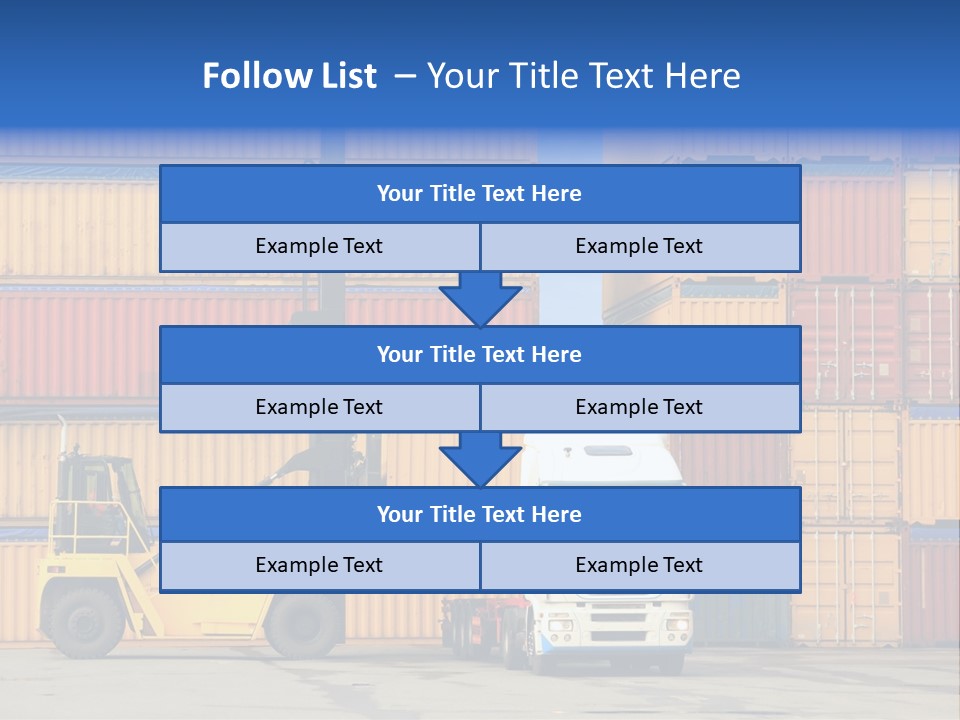 Loading Containers PowerPoint Template