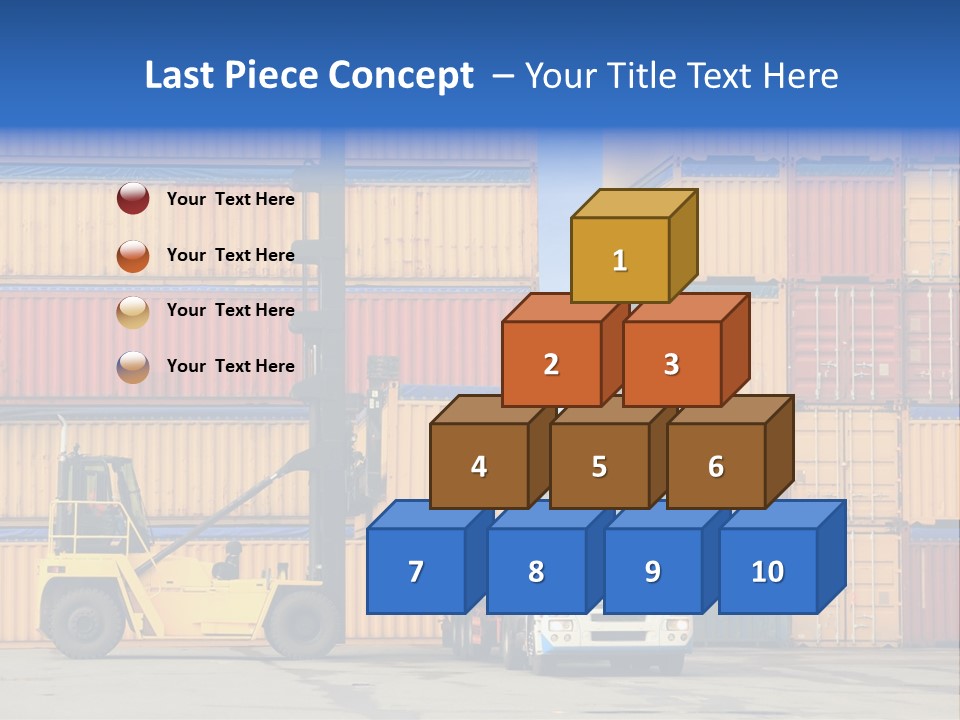 Loading Containers PowerPoint Template