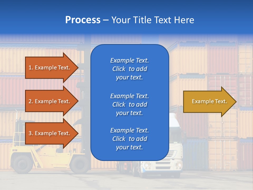 Loading Containers PowerPoint Template