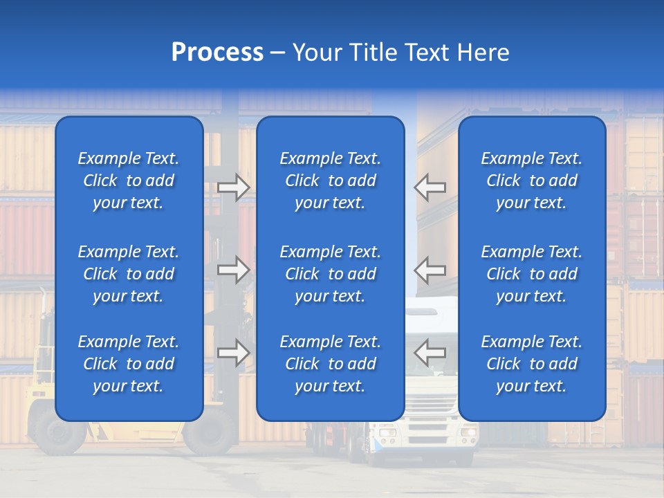 Loading Containers PowerPoint Template