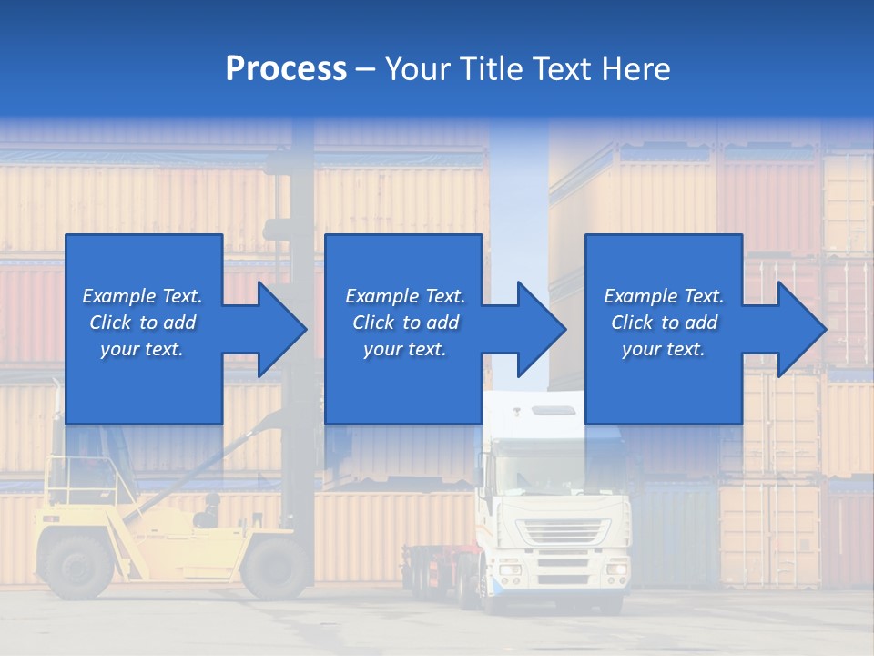 Loading Containers PowerPoint Template