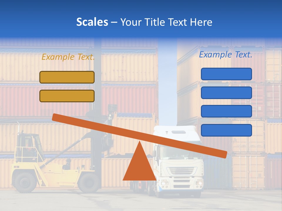 Loading Containers PowerPoint Template