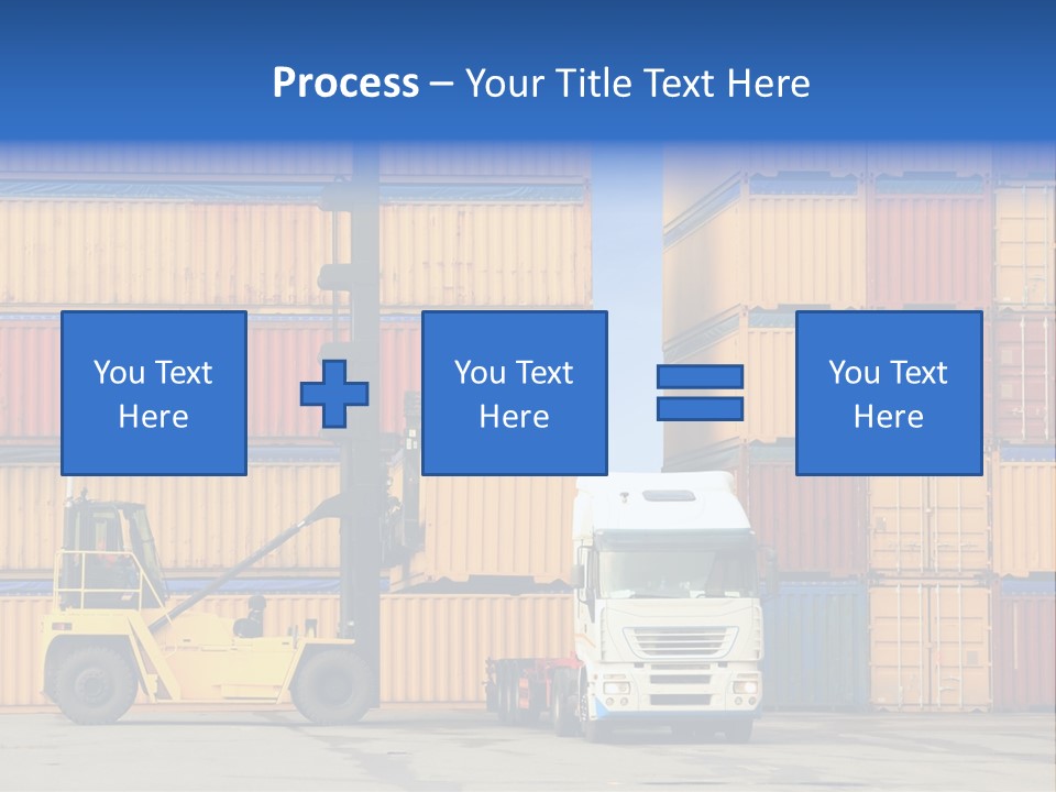 Loading Containers PowerPoint Template
