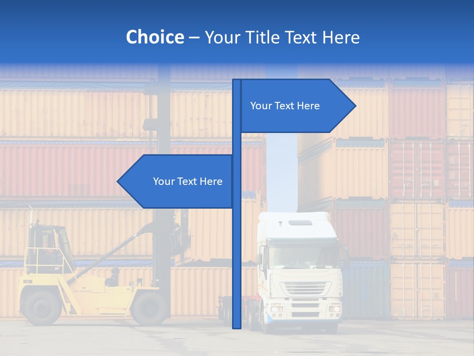 Loading Containers PowerPoint Template