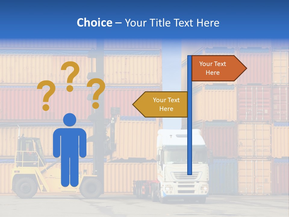 Loading Containers PowerPoint Template