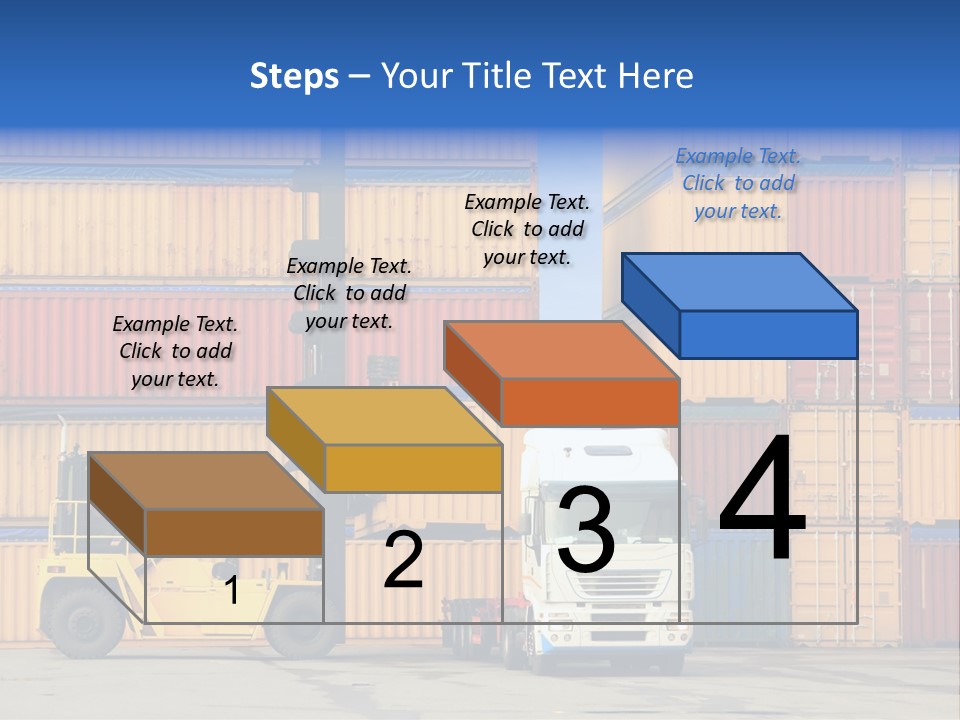 Loading Containers PowerPoint Template