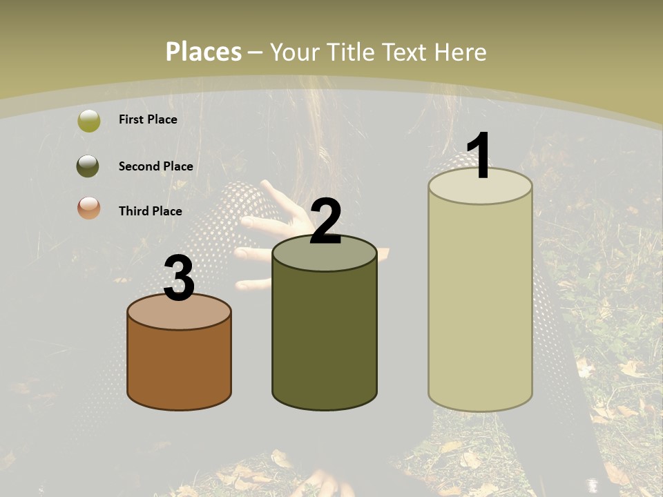 Toon Together Chair PowerPoint Template