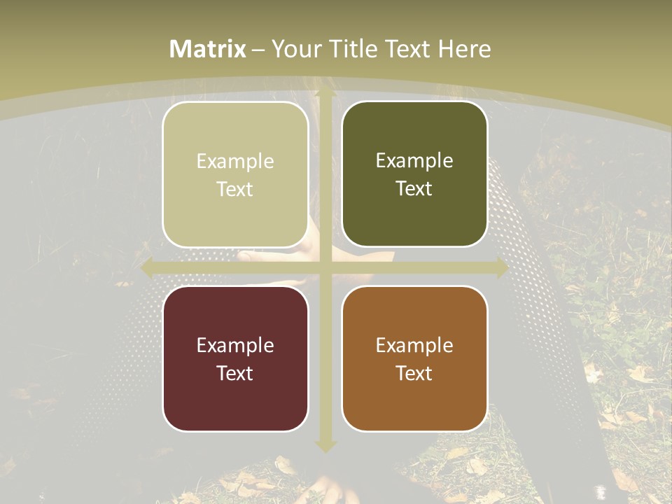 Toon Together Chair PowerPoint Template