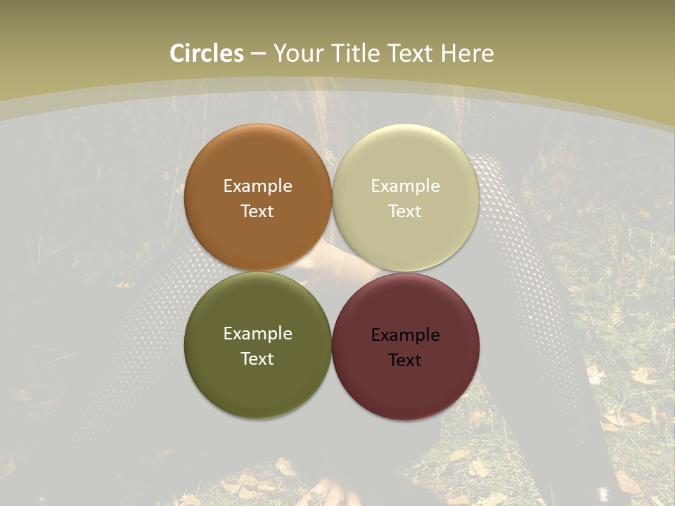 Toon Together Chair PowerPoint Template