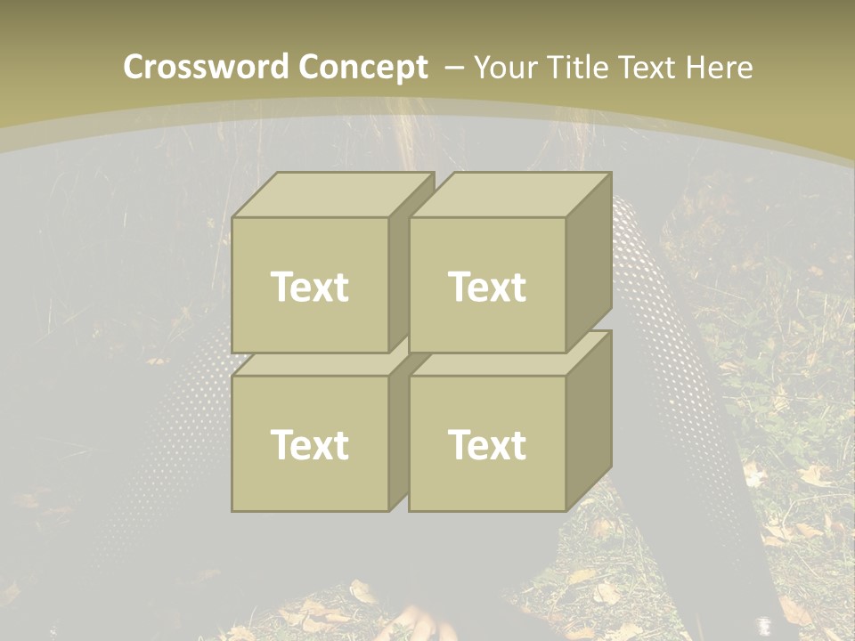 Toon Together Chair PowerPoint Template