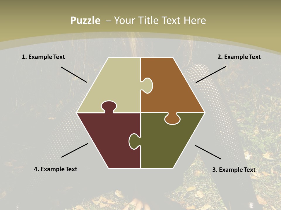 Toon Together Chair PowerPoint Template