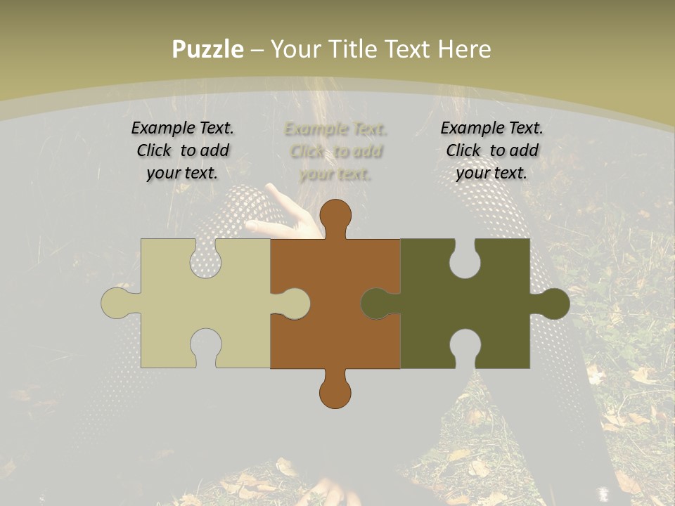 Toon Together Chair PowerPoint Template