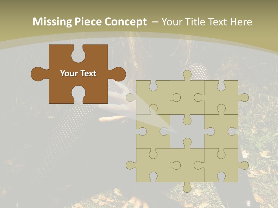 Toon Together Chair PowerPoint Template