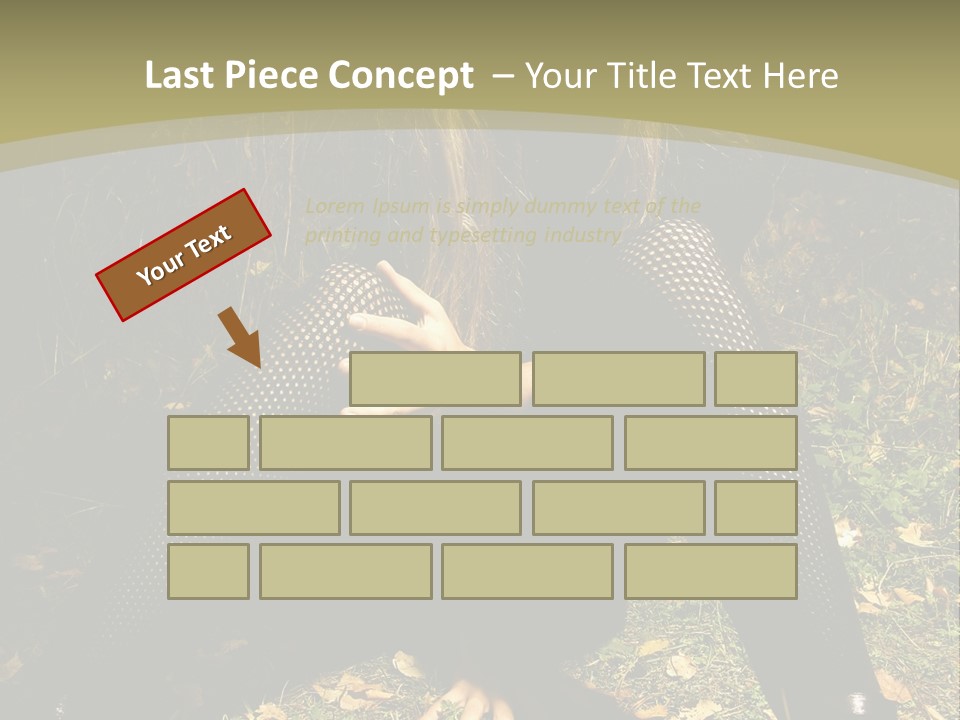 Toon Together Chair PowerPoint Template