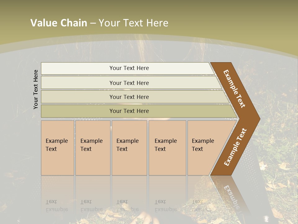 Toon Together Chair PowerPoint Template