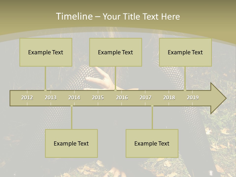 Toon Together Chair PowerPoint Template