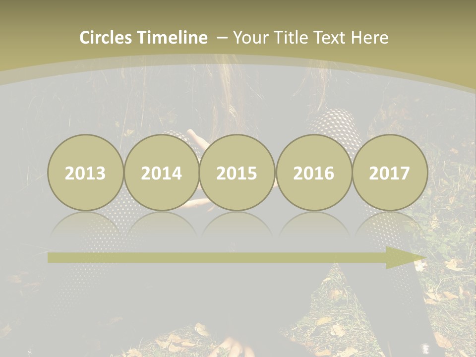 Toon Together Chair PowerPoint Template