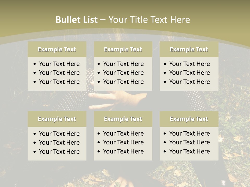 Toon Together Chair PowerPoint Template
