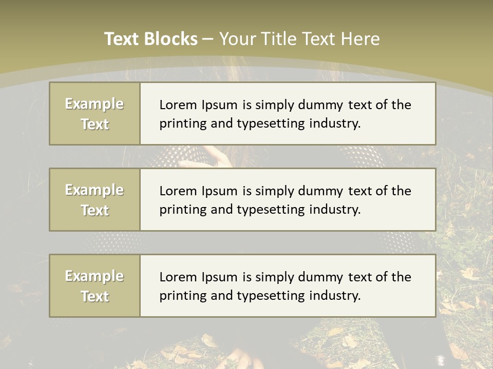 Toon Together Chair PowerPoint Template