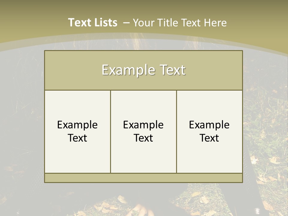 Toon Together Chair PowerPoint Template