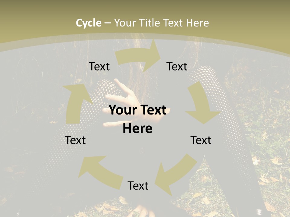 Toon Together Chair PowerPoint Template