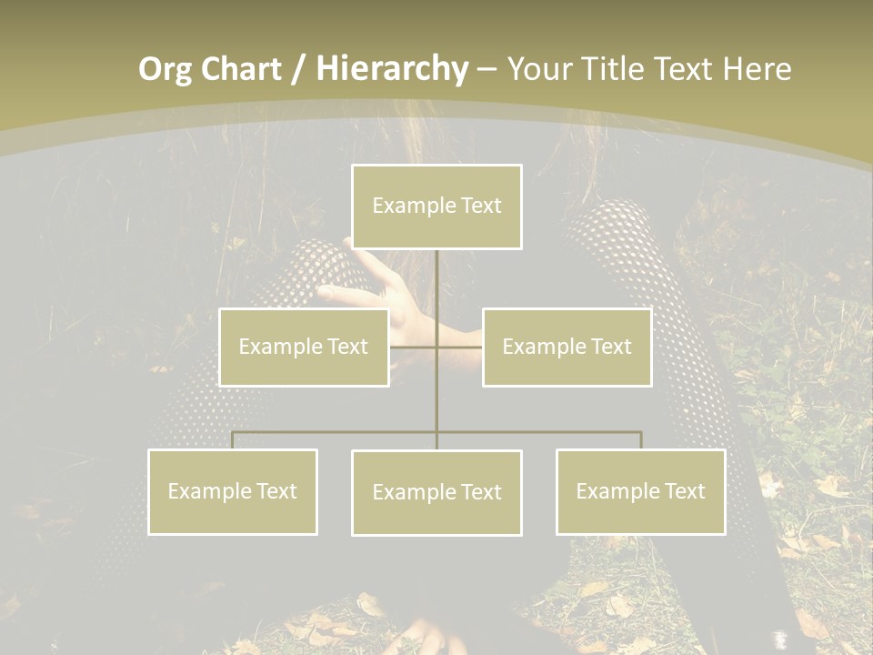 Toon Together Chair PowerPoint Template