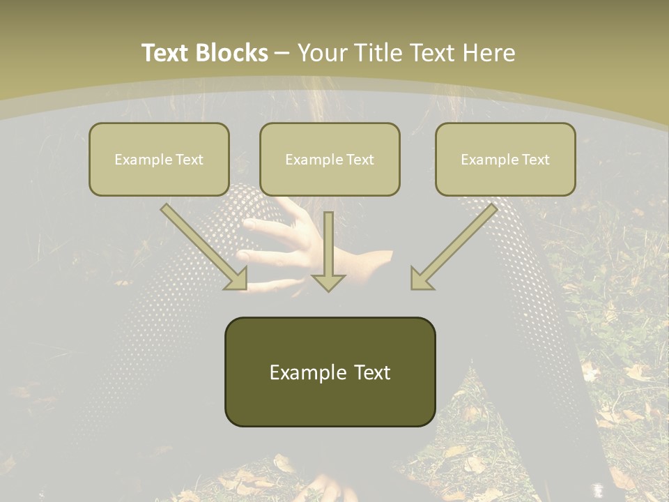 Toon Together Chair PowerPoint Template