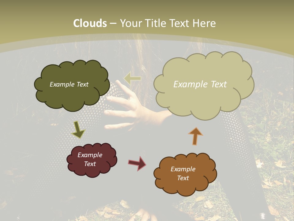Toon Together Chair PowerPoint Template