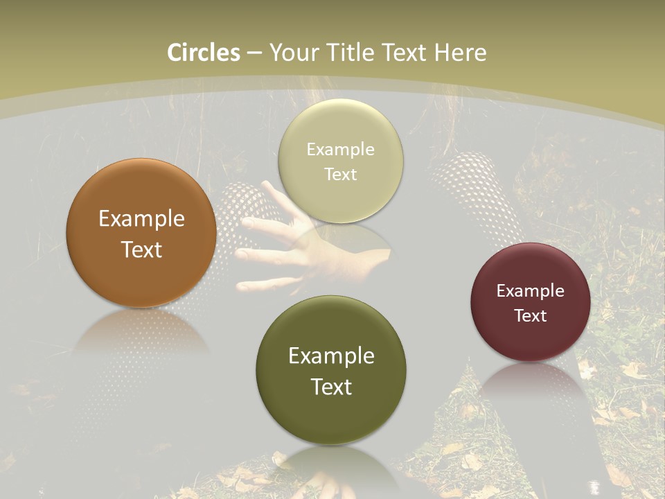 Toon Together Chair PowerPoint Template