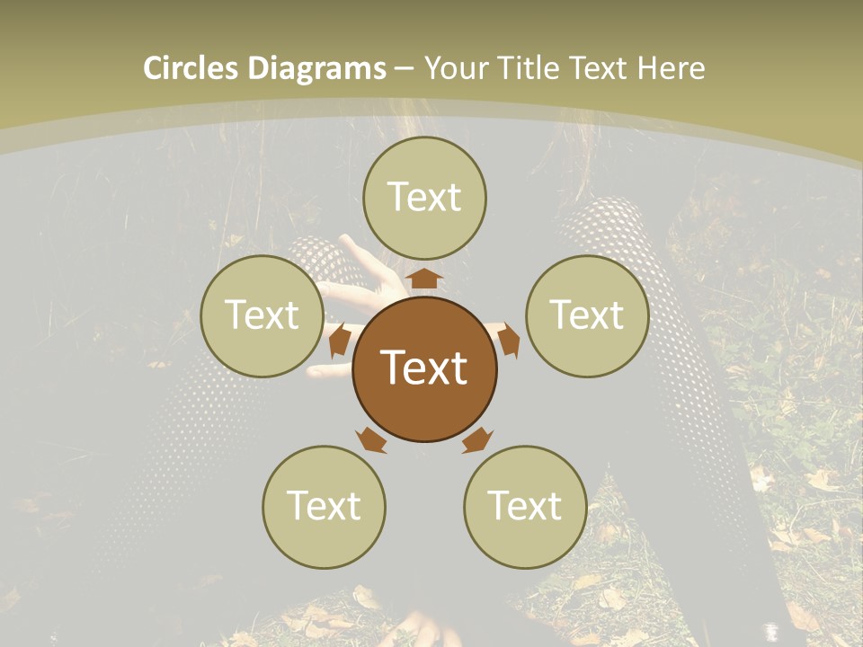 Toon Together Chair PowerPoint Template